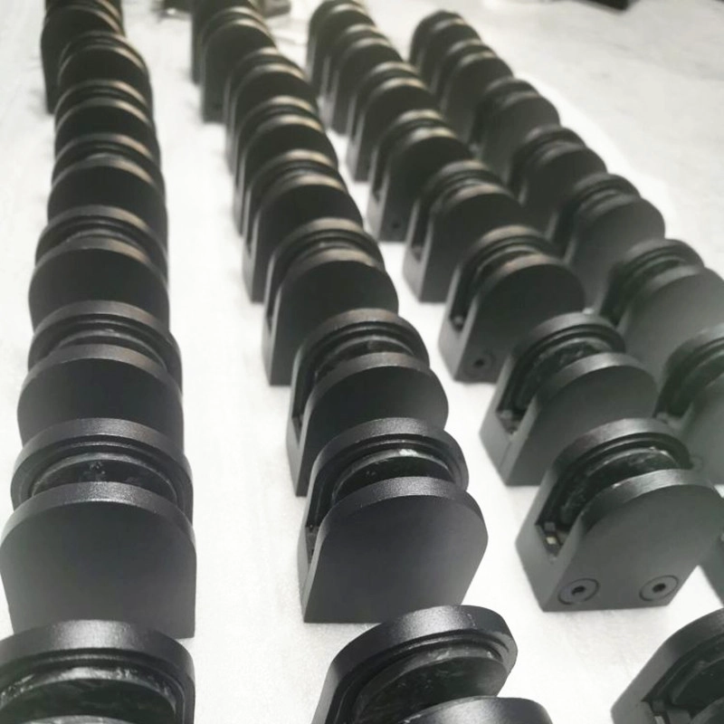 Matte Black No-Drill Stainless Steel Glass Clamps