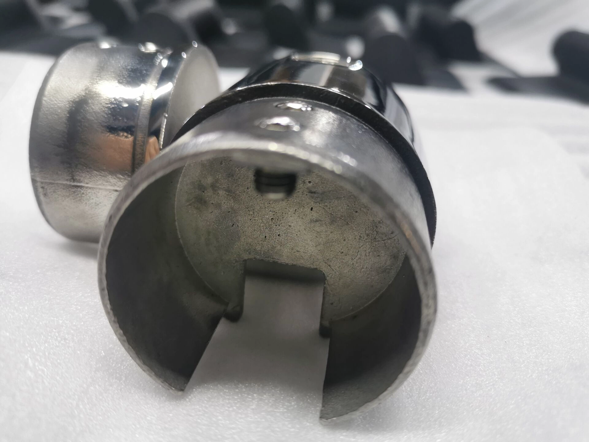 Зеркало полированная нержавеющая сталь 316 Регулируемые разъемы круглых труб