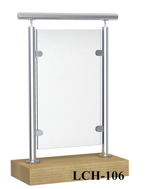 Round tube stainless steel balustrade post LCH-106