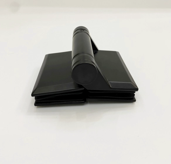 Smooth Finish Black Matte Framless Balustrade Glass Railing Fittings Glass Pool Fence Kit