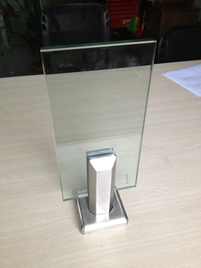 Square glass spigot clamps for 10-13mm glass for stainless steel frameless railing system