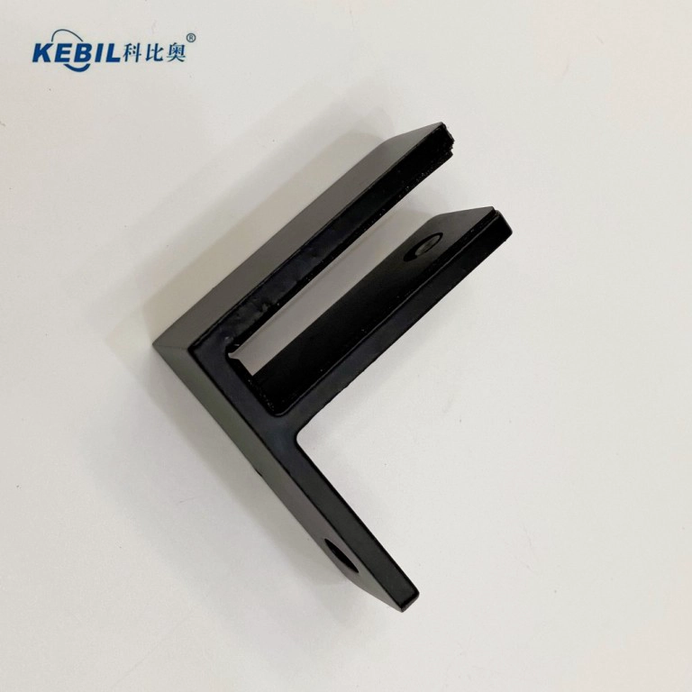Stainless Steel Glass To Wall 90 Degree Corner Glass Clamp Clips