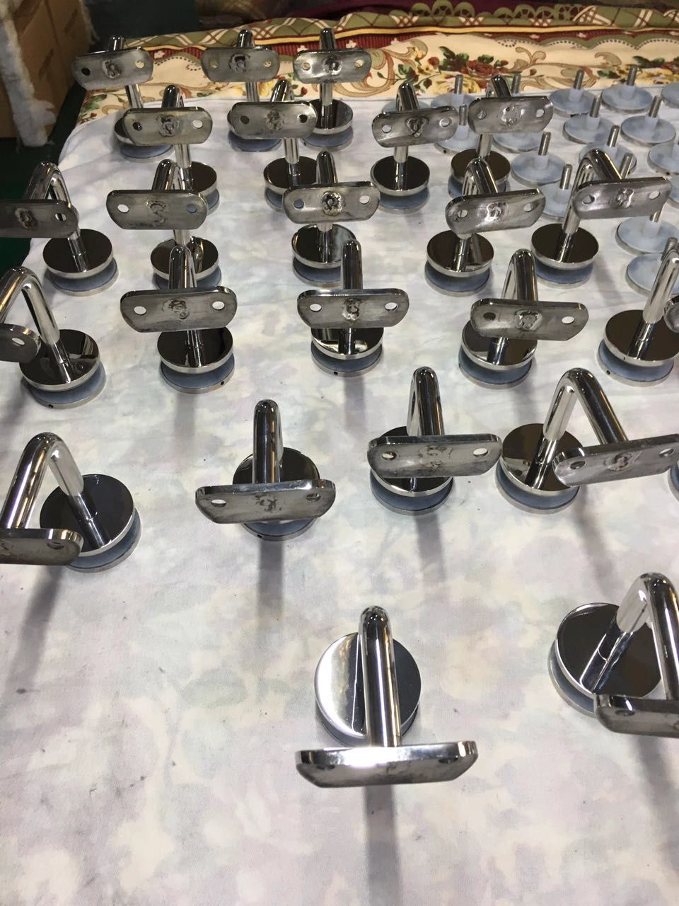 Supporto in acciaio inox corrimano staffa raggio vetro per parapetti architettonici