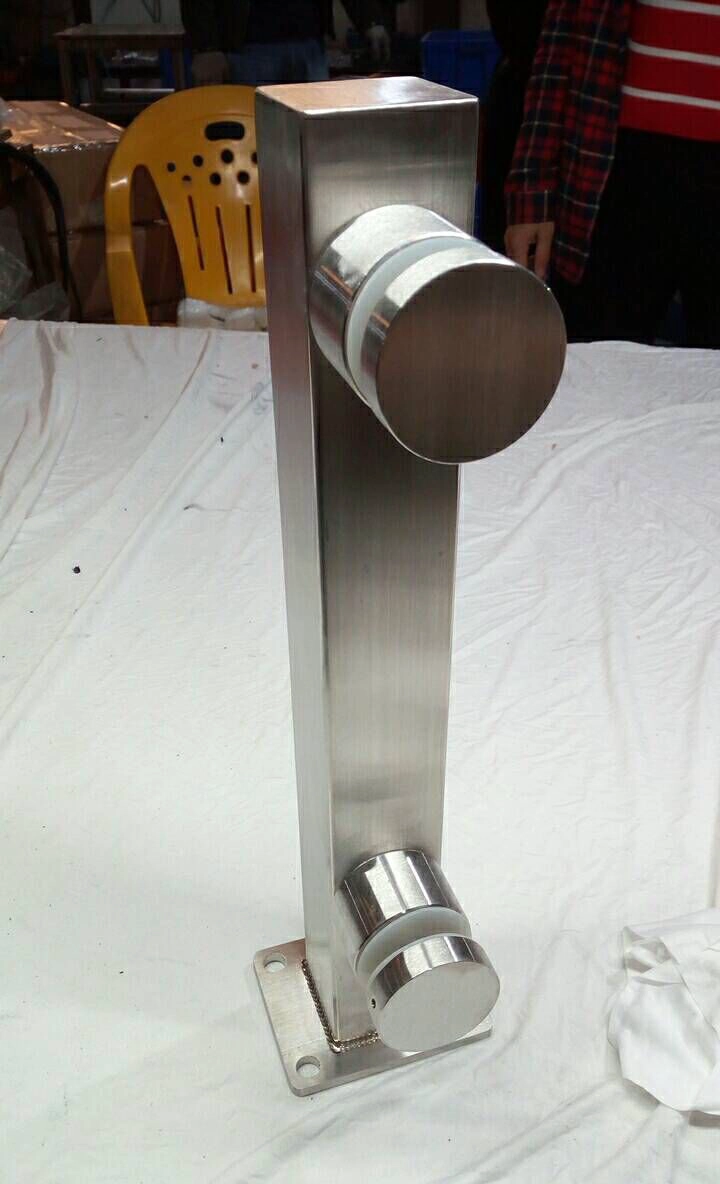 Stainless Steel Short Handrail Post for Glass Railing