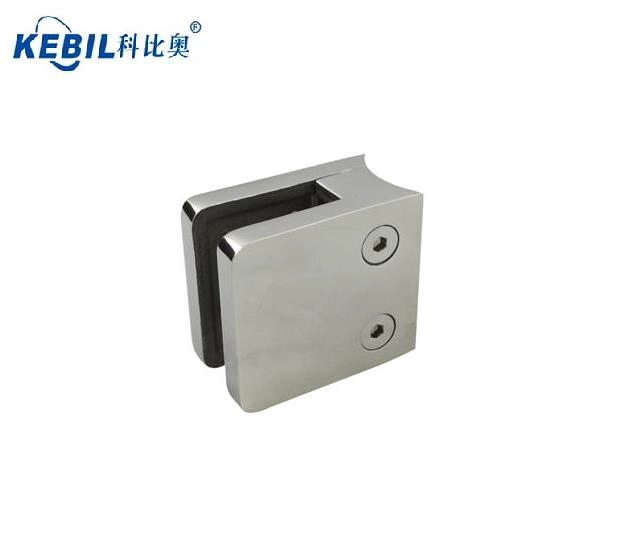 Stainless Steel Square Shape 15mm Glass Handrail Clamp for Balcony Railing Designs