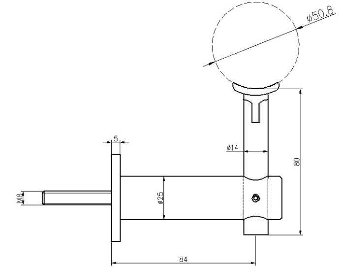 Accesorios de barandilla de la escalera de acero inoxidable Ajustes de pasamanos Soporte de vidrio soporte de vidrio montado en la pared soporte redondo soporte soporte