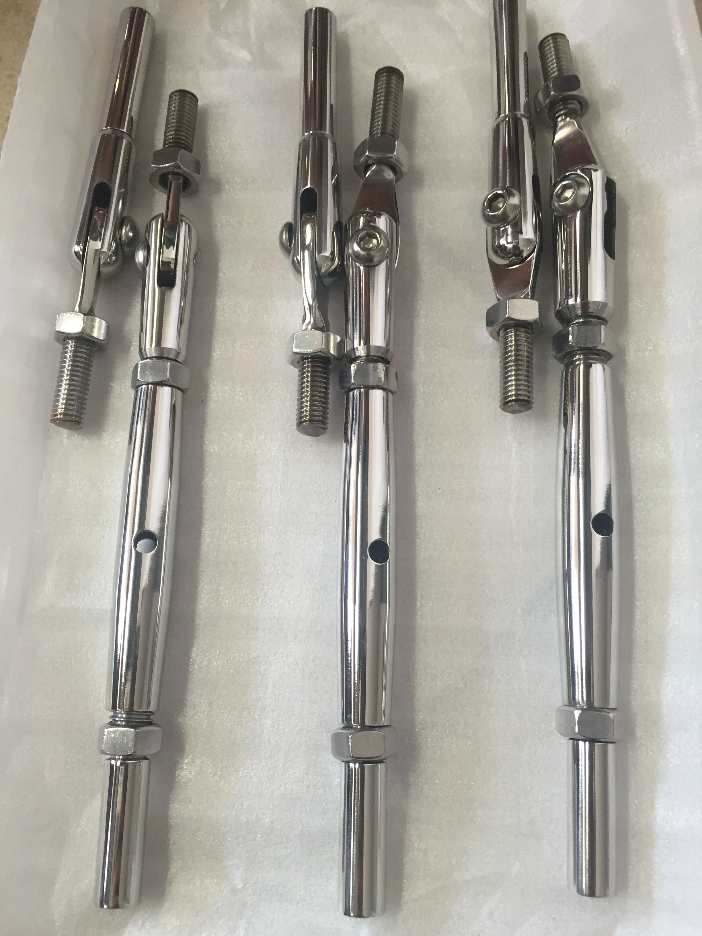 Edelstahl Wire Tensioner T804 für 3mm - 6mm Durchmesser Kabel Finished Satin oder Spiegel poliert