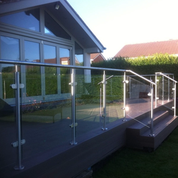 Roestvrij staal 1/2 "glazen balustrade post voor balkon china fabrikant