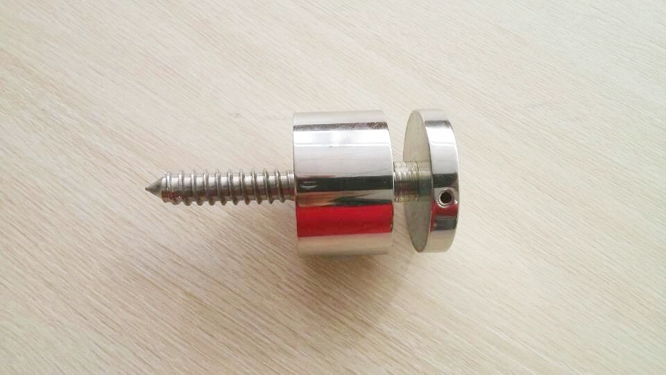 Roestvrij staal 316 glazen staafdiameter 30 mm voor houtmontage raamloos railing ontwerp