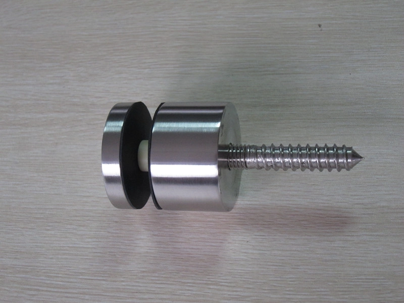 Roestvrij staal 316 glazen staafdiameter 30 mm voor houtmontage raamloos railing ontwerp