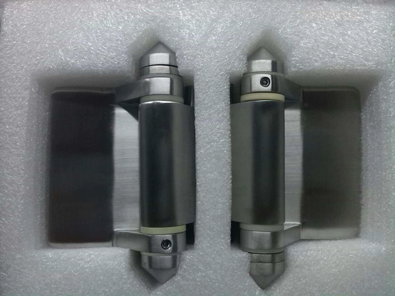 Cerniere per porte vetro-vetro in acciaio inox 316 per piscina