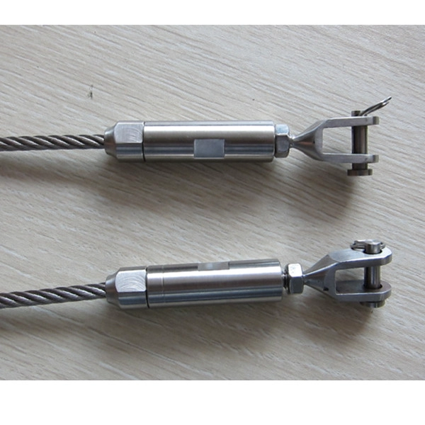 Stainless steel 316 swegless cable tensinoer T803 for 3-5mm wire rope