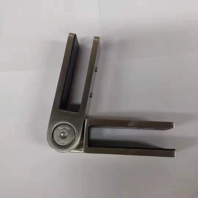 Stainless steel adjustable glass clamp for 12mm tempered glass frameless glass railing