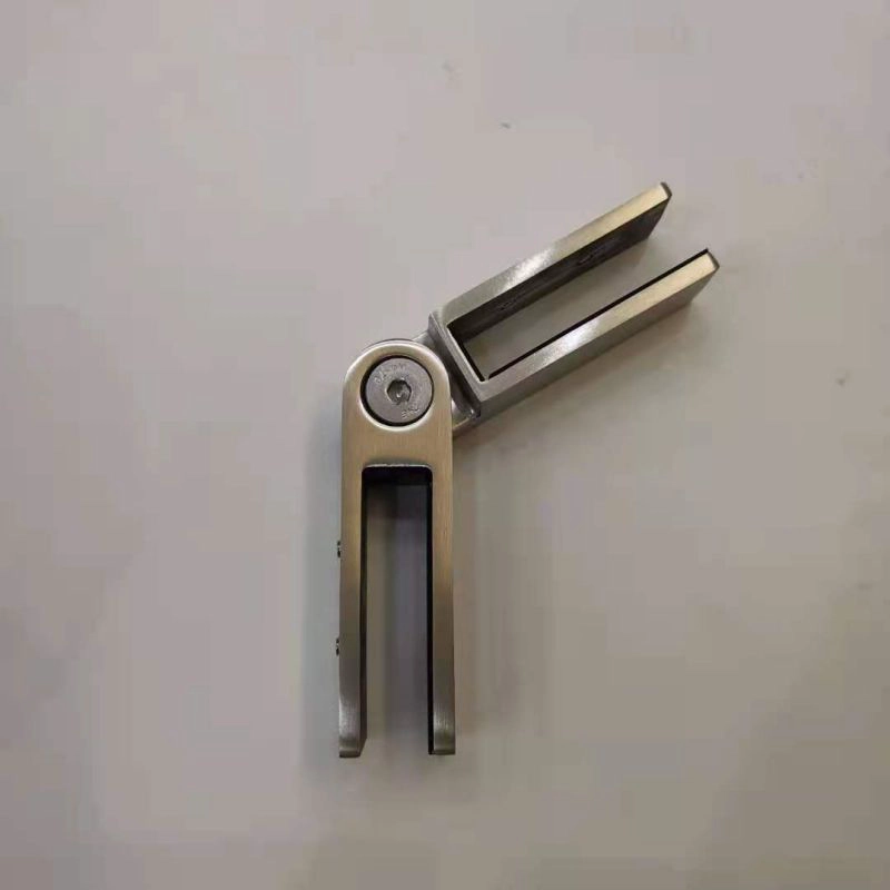 Stainless steel adjustable glass clamp for 12mm tempered glass frameless glass railing