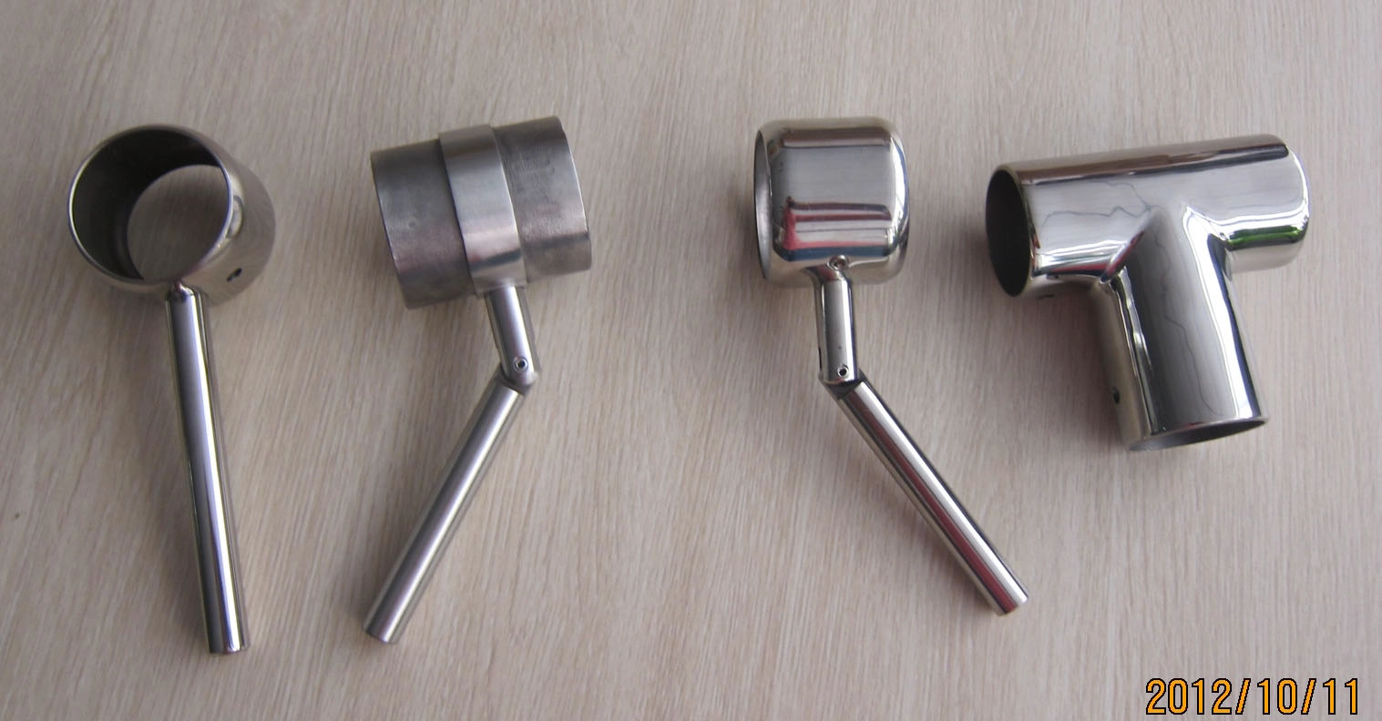 Stainless steel bar holder handrail bracket for balustrade handrail post