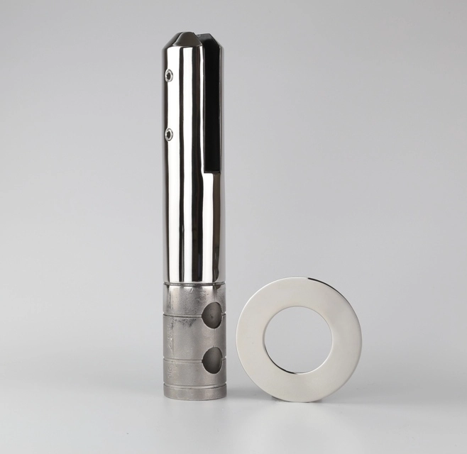 Stainless steel core drill pool fence clamp glass railing spigot in China