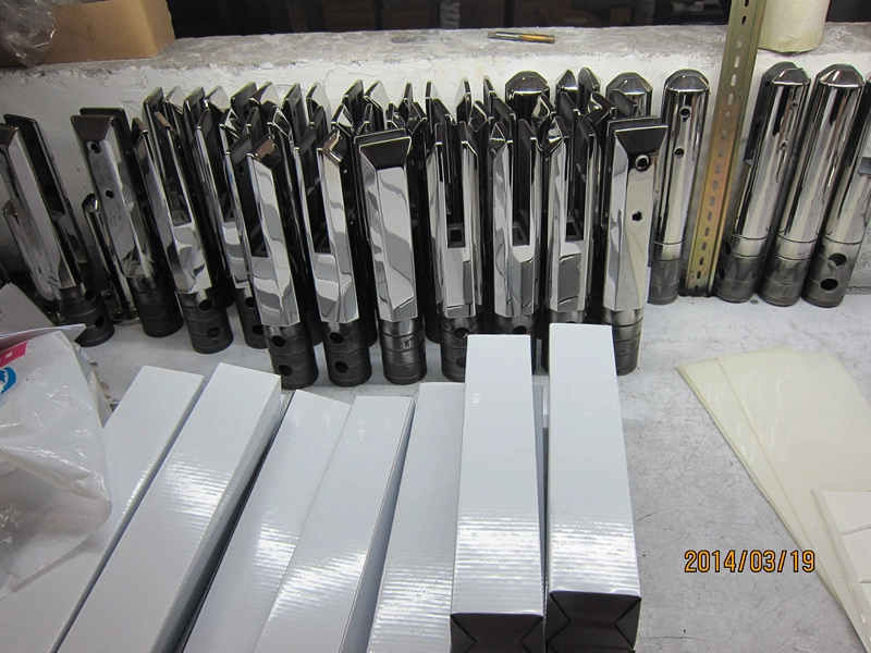 Stainless steel core drill pool fence clamp glass railing spigot in China