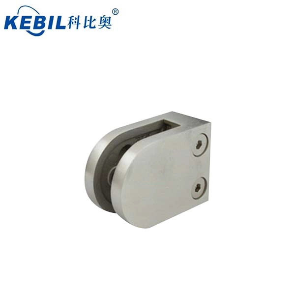 Stainless steel glass railing clamp, glass railing holder, stainless steel balustrade clip