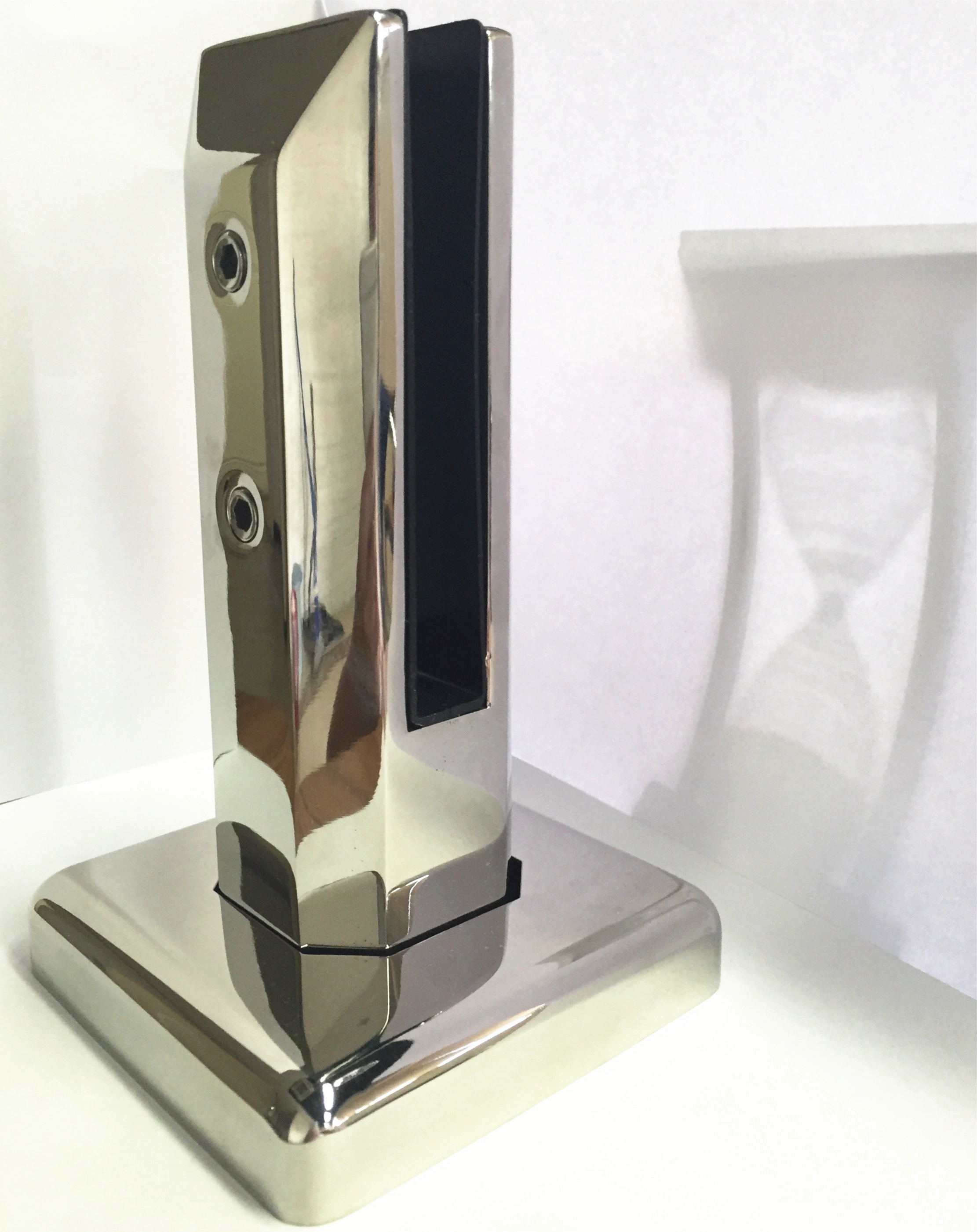 Stainless steel glass spigot for balustrade glass railing system