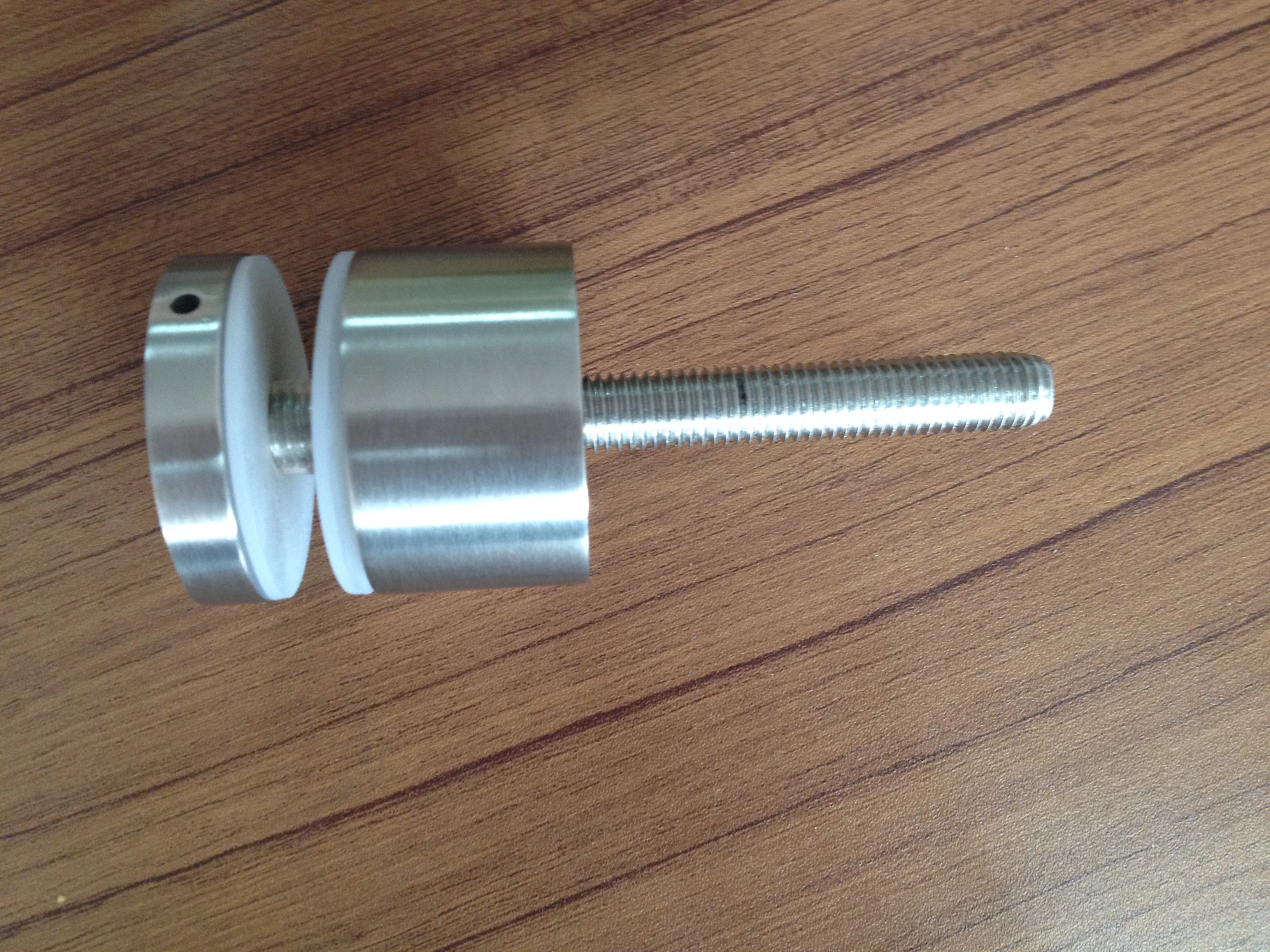 Diâmetro de pinos suporte isolador de vidro inox 50 para a varanda e escada cerca de trilhos de vidro