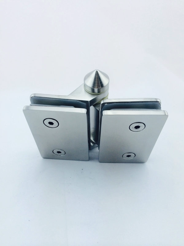 Stainless steel mirror finish 180 degrees 316 glass door hinge