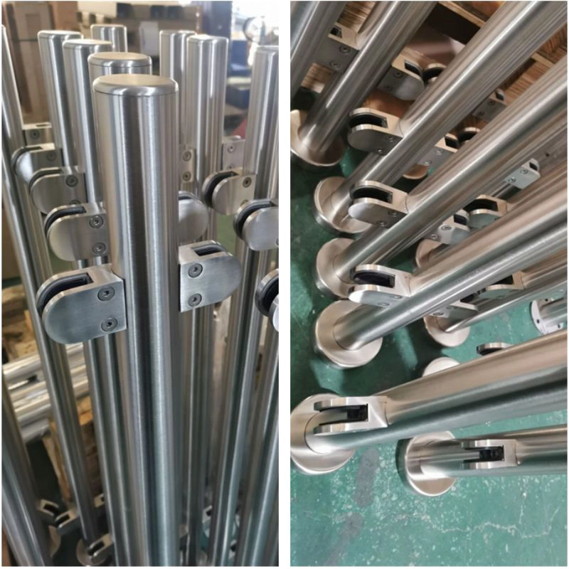 Столб для колонны из нержавеющей стали круглый столбец Balustrade Post Baluster для стеклянных перил