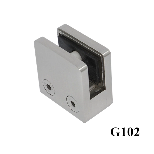 Edelstahl Treppe Glasgeländer verwendet Glasklemm G102