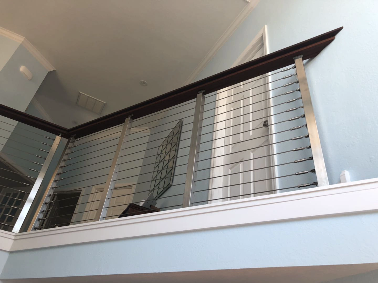 Inferriate del cavo dell'acciaio inossidabile dei montaggi del cavo metallico dell'inferriata della scala
