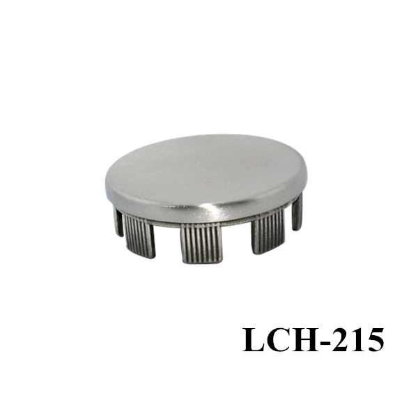 stainless steel post top protective wall mounted handrail casting end cap