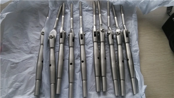 T316 Stainless Steel Swage Threaded Tensioner cable End Fittings