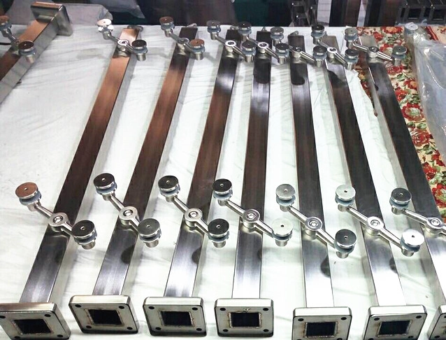 adjustable angles stainless steel railing for staircase