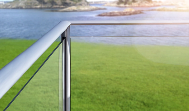 aluminum balcony handrail system