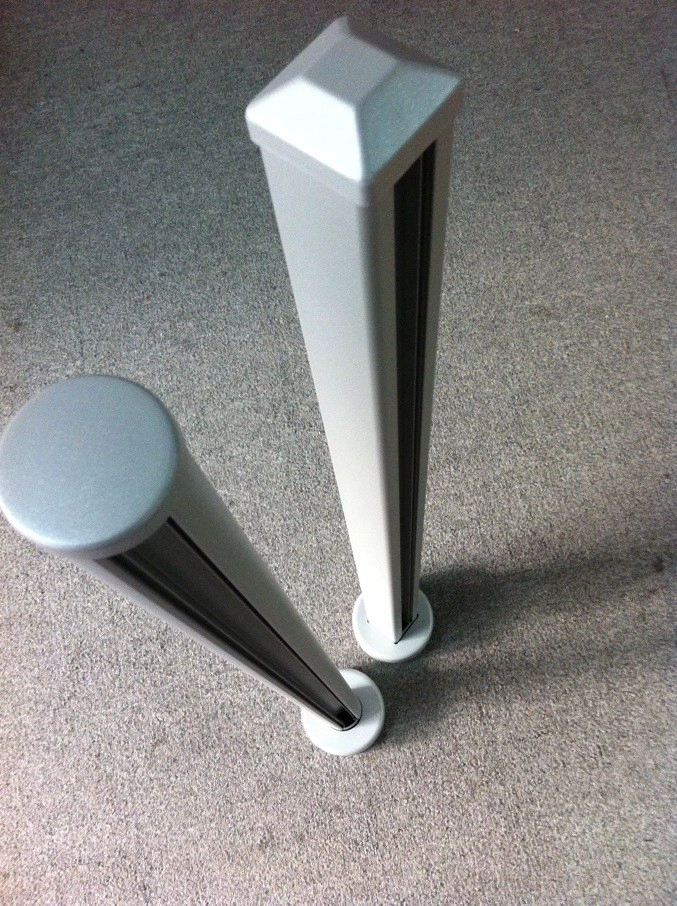aluminum post applied for outdoor balcony