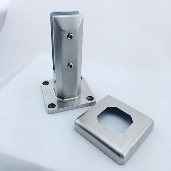 base plate spigot for frameless pool fence