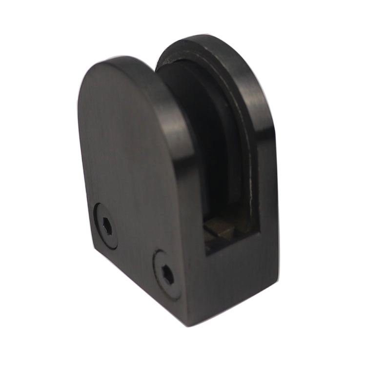 black small stainless steel glass clamps