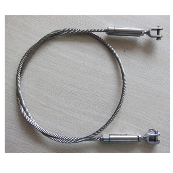 china productie van roestvrij staal 3mm kabel balustrade hardware houten terras