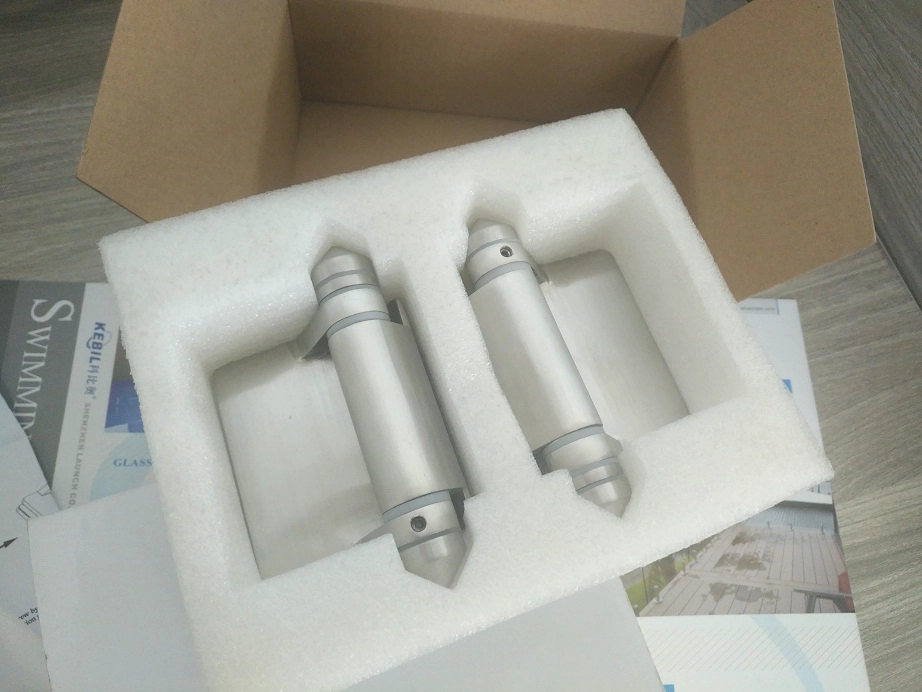 Frameless vetro piscina scherma raccordi in acciaio inox tubo quadrato cerniera