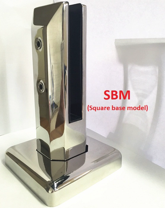rahmenlose Mini post Pool Zaun Zapfen Außendeck Glasgeländer