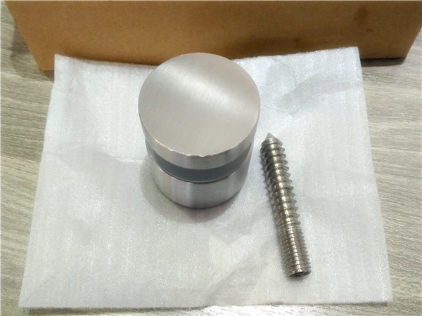 glass staircase 2" diameter stainless steel 316 marine m10 lag screw standoff