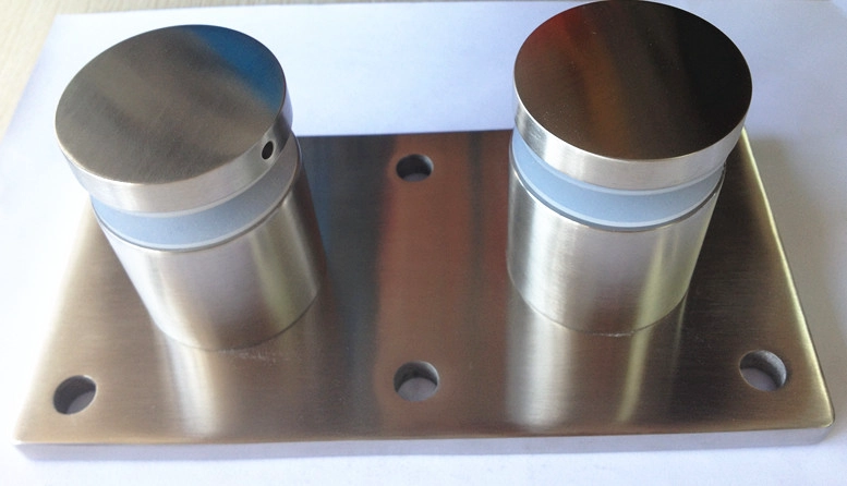 mirror wall mounted twins standoff pin for balcony frameless glass railing