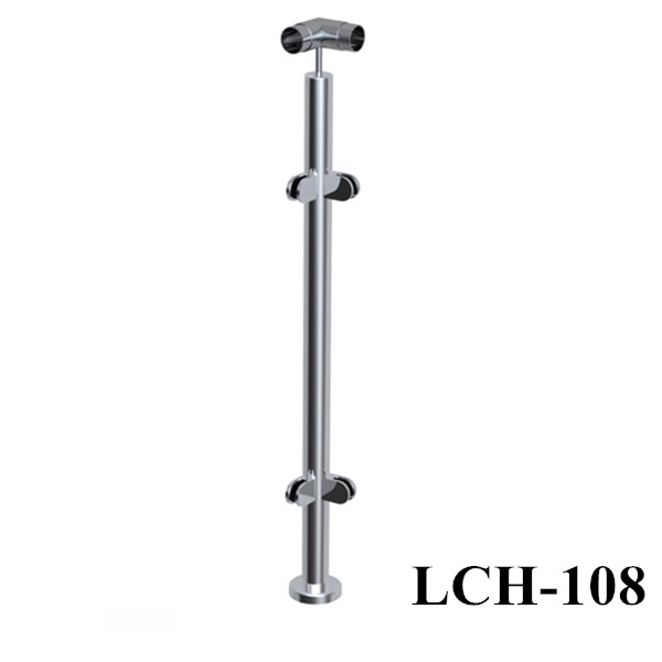 outdoor stainless steel railing post LCH-107