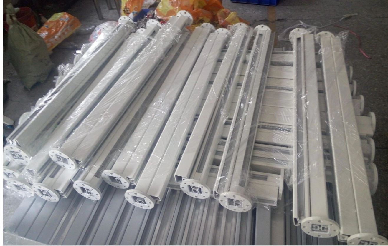 Pulverbeschichtung Aluminium Pfosten handail Deck Terrasse Glasgeländer im Freien