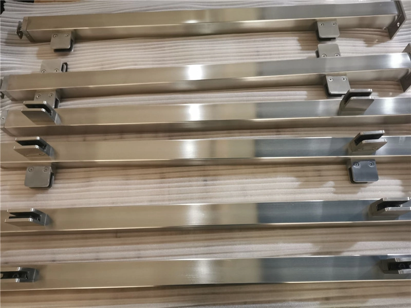square glass fence post for outddor balcony