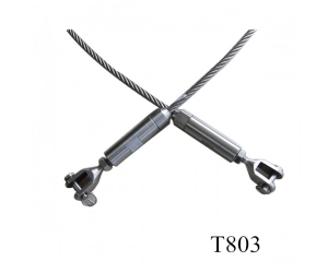 stainelss steel wire rope railing system for staircase T803
