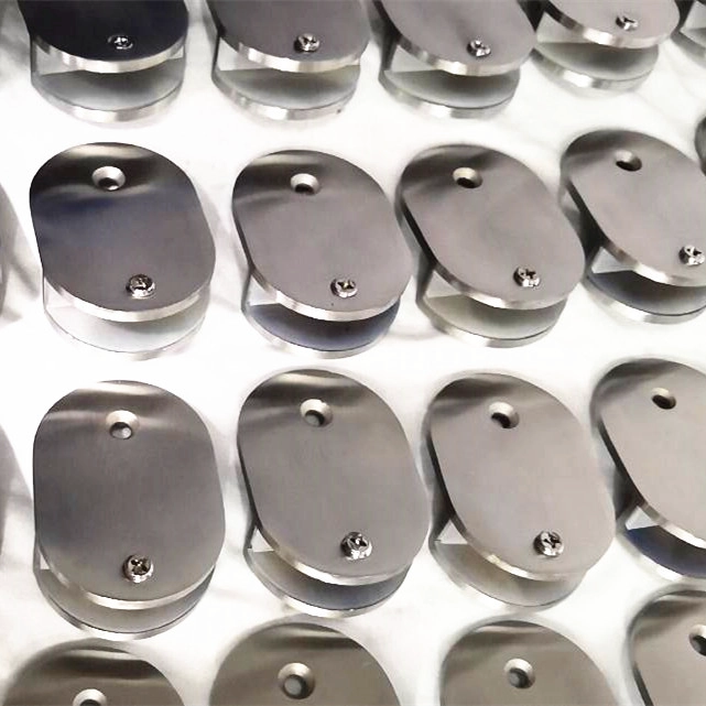 stainless steel 180 degree glass to wall clamp