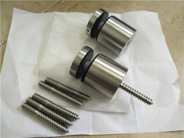 stainless steel 316 glass standoff fix fencing glass or stair glass use standoff