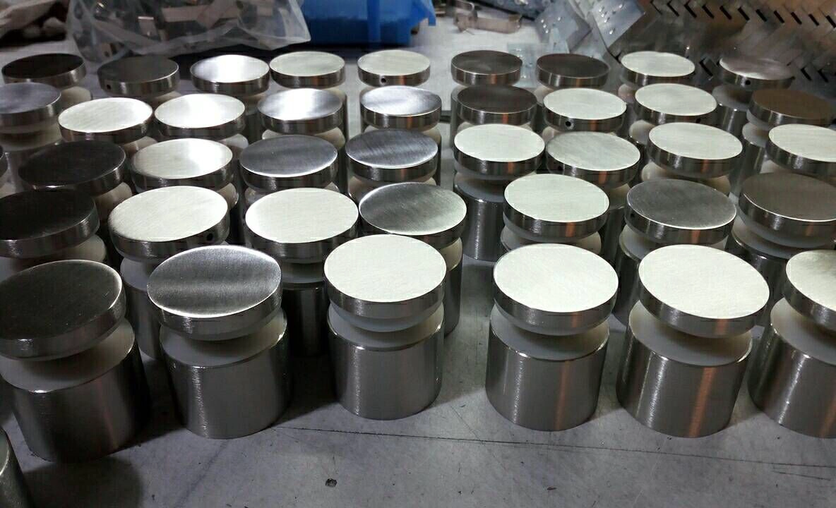 stainless steel 316 glass standoff fix fencing glass or stair glass use standoff
