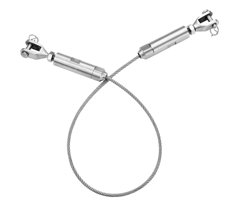 Hardware del tenditore per cavo in acciaio inossidabile da 5 mm senza swag