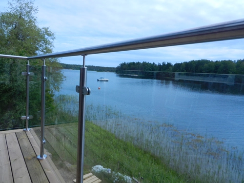 stainless steel balcony railing modern design