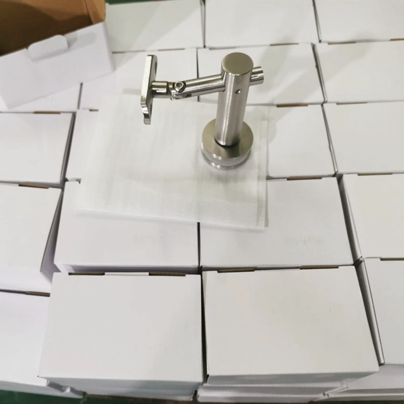 wsporniki systemowe ze szklanymi poręczami ze stali nierdzewnej